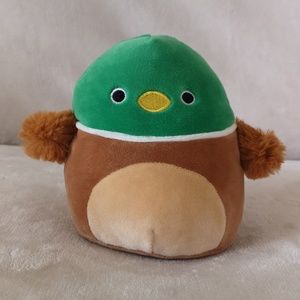 Squishmallow green and brown duck Avery 5 inches